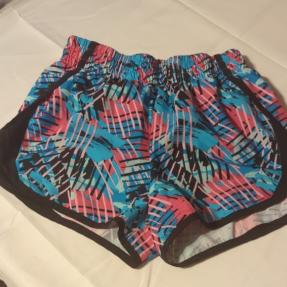 Colorful Girl's Athletic Shorts - Picture 1 of 4
